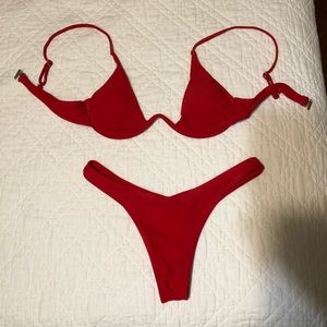 Red bikini